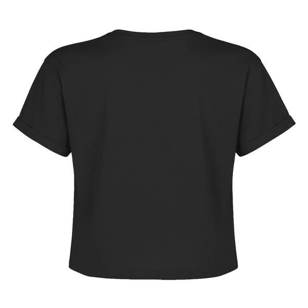 Amplified Womens/Ladies Record Run DMC Crop Top