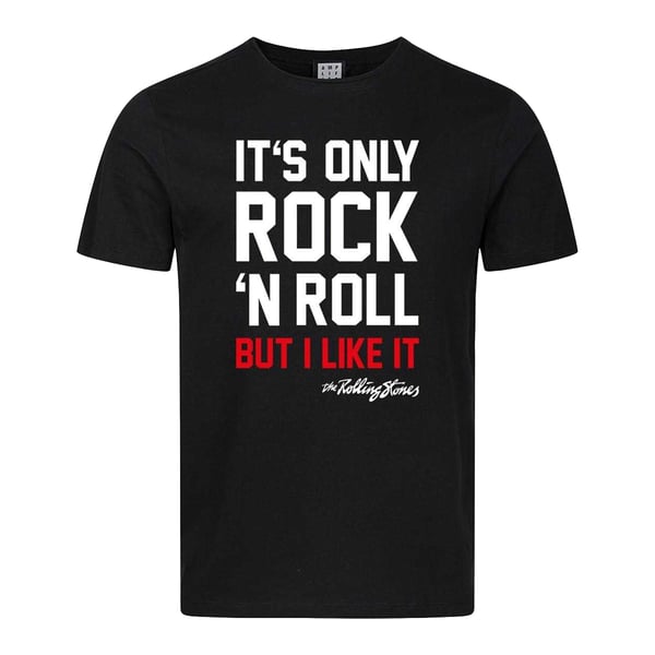Amplified Unisex Aikuisten It´s Only Rock N Roll The Rolling Stones T-paita