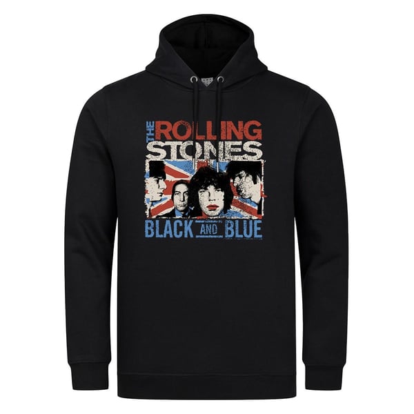Amplified Unisex Adult Union Jack The Rolling Stones Relaxed Fit Hoodie