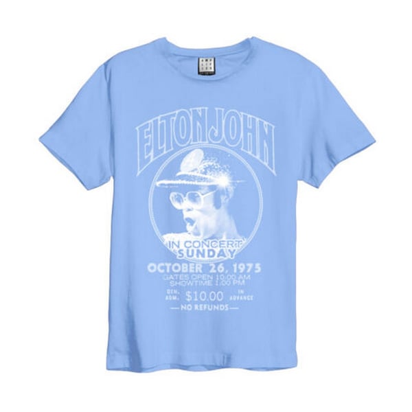 Amplified Unisex Adult Live in Concert Elton John T-Shirt