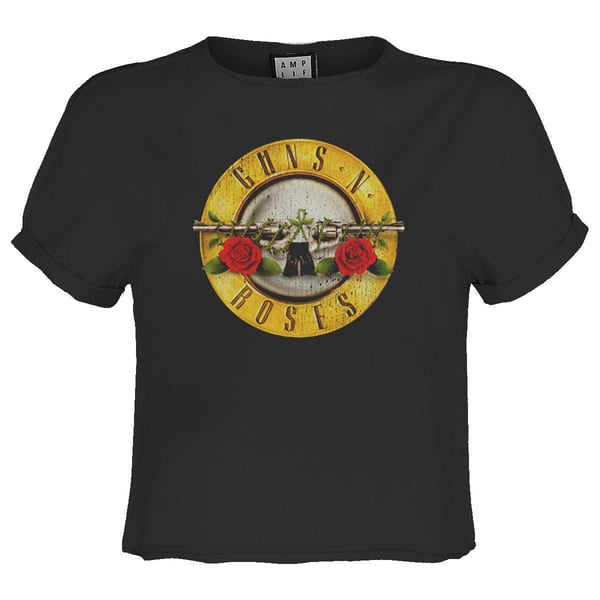 Amplified Naisten Bullet Guns N Roses Lyhyt Toppi