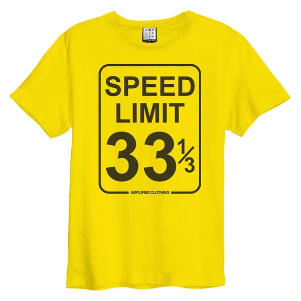 Amplified Unisex T-shirt med fartgrænse for voksne