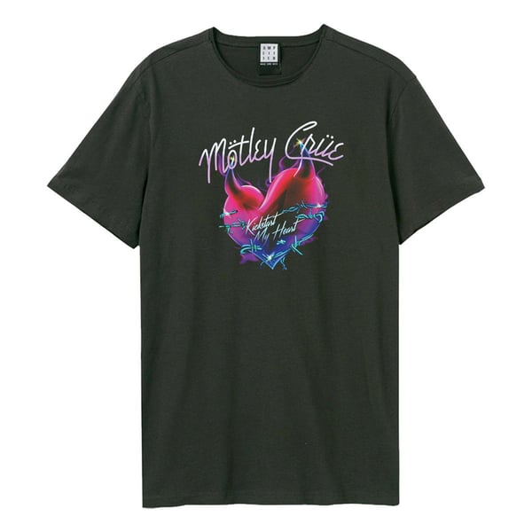 Amplified Unisex Aikuisten Kickstart My Heart Motley Crue T-paita