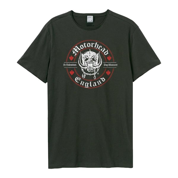 Amplified Unisex Aikuisten Ystävänpäivän verilöyly Motorhead T-paita