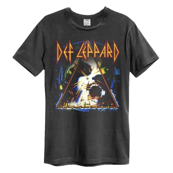 Amplified Unisex Aikuisten Hysteria Def Leppard T-paita