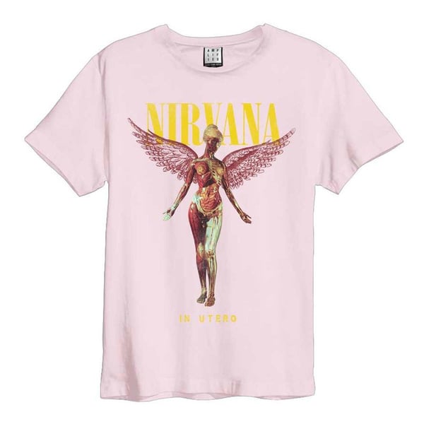 Amplified Unisex Aikuisten In Utero Nirvana T-paita