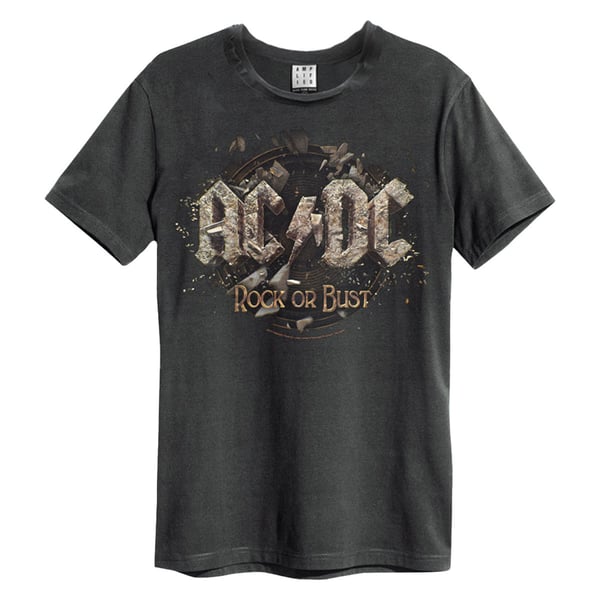 Amplified Unisex T-shirt til voksne med Rock Or Bust Tour AC/DC