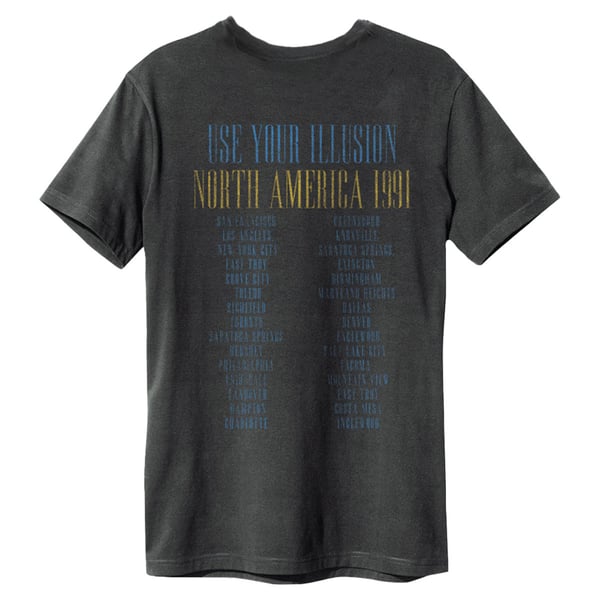 Amplified Unisex Adult Use Your Illusion Tour T-Shirt