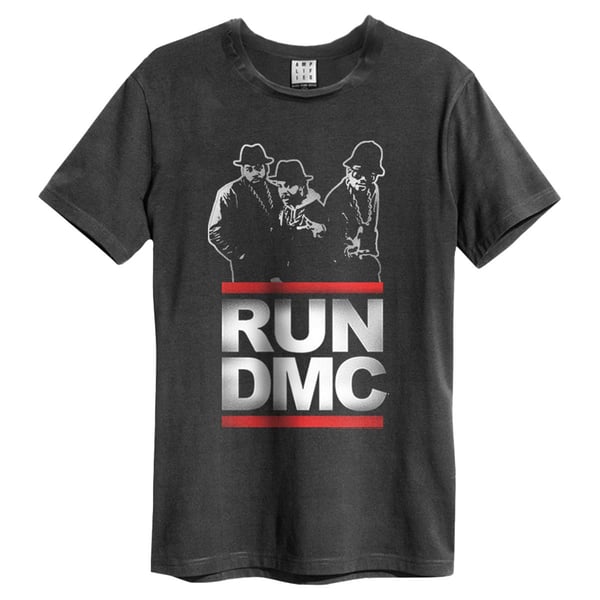 Amplified Unisex Adult Silhouette Run DMC T-Shirt
