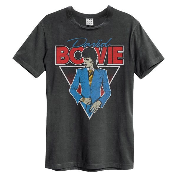 Amplified Unisex voksen Bootleg David Bowie T-shirt