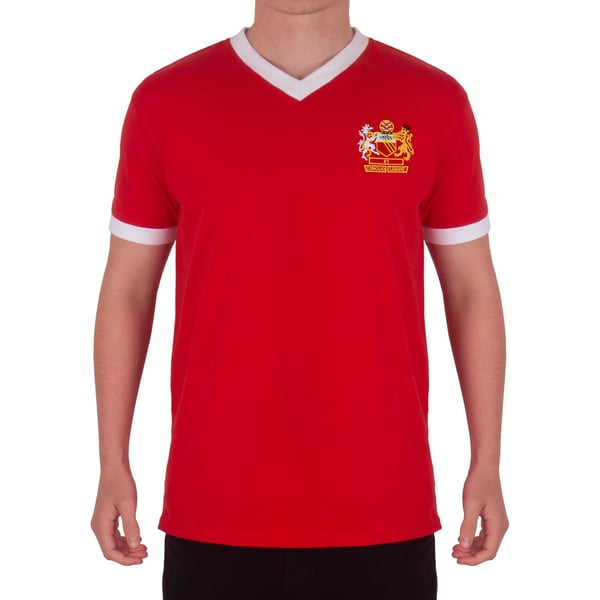 Fan Originals Mens Manchester Crest Polyester T-Shirt