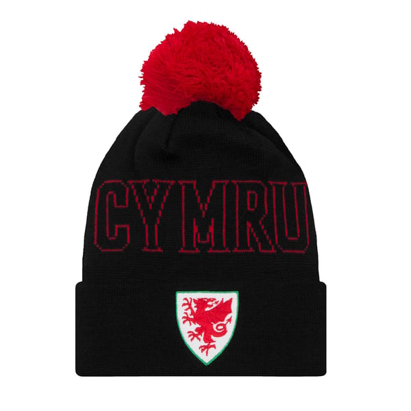 FA Wales Bobble-neulepipo FA Wales Bobble-neulepipo