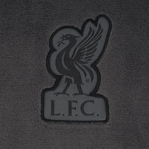 Liverpool FC Mens Plain Fleece Dressing Gown