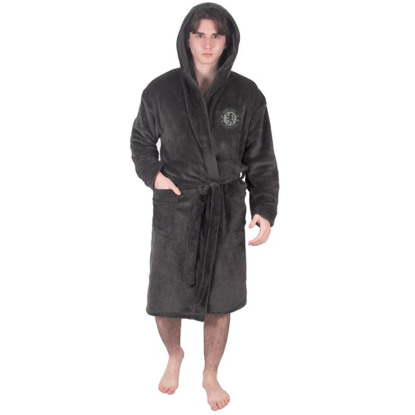Chelsea Mens Crest Fleece Dressing Gown