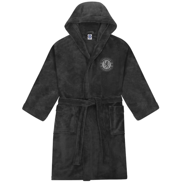 Chelsea Mens Crest Fleece Dressing Gown Chelsea Mens Crest Fleece Dressing Gown