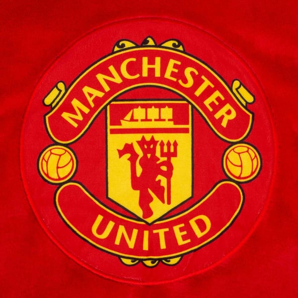 Manchester United FC Unisex Adult Crest Oversized Blanket Hoodie
