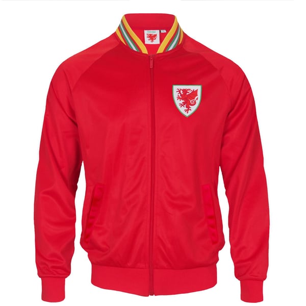 FA Wales Boys Retro Track Jacket