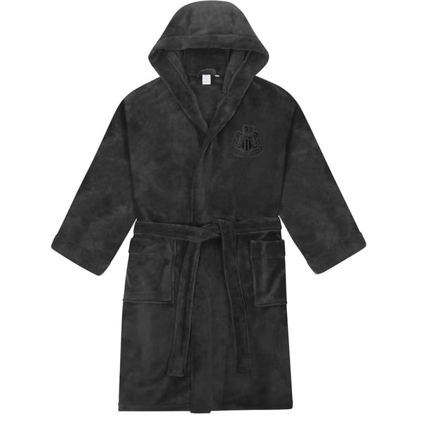 Newcastle United FC Mens Crest Fleece Dressing Gown