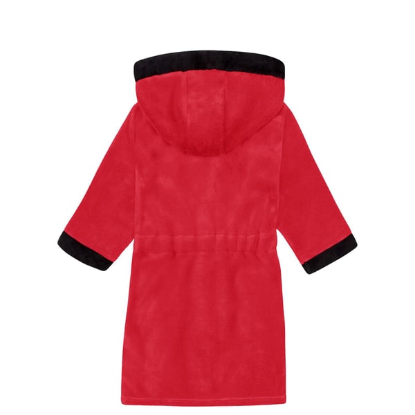 Liverpool FC Boys Crest Fleece Contrast Trim Dressing Gown