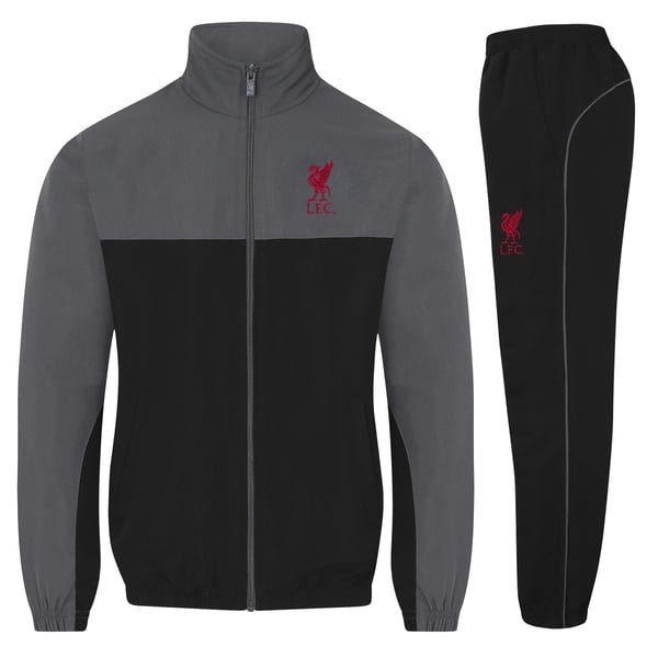Liverpool FC Boys Crest Two Tone Tracksuit Liverpool FC Boys Crest Two Tone Tracksuit