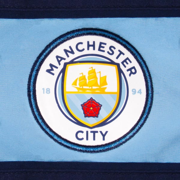 Manchester City FC Boys Contrast Striped Tracksuit