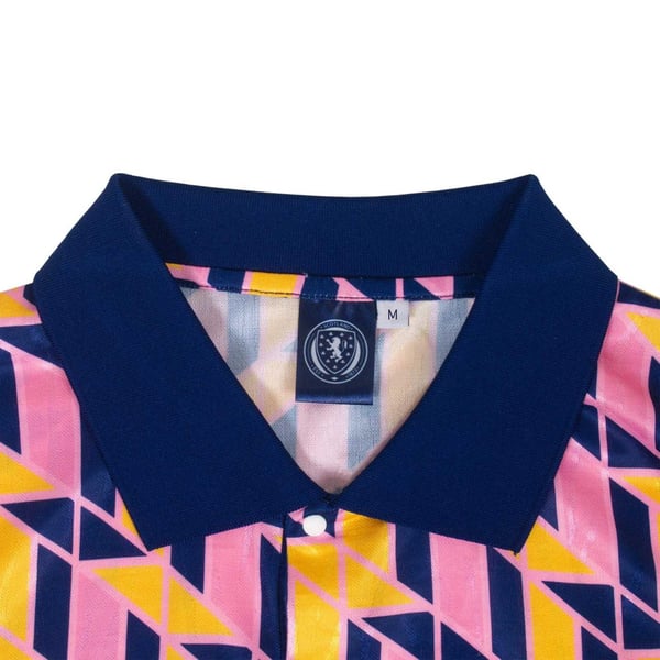 Scottish FA Mens 1990 Retro Polo Shirt