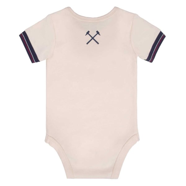 West Ham United FC Baby Home & Away Kit Babygrow (Pack of 2)