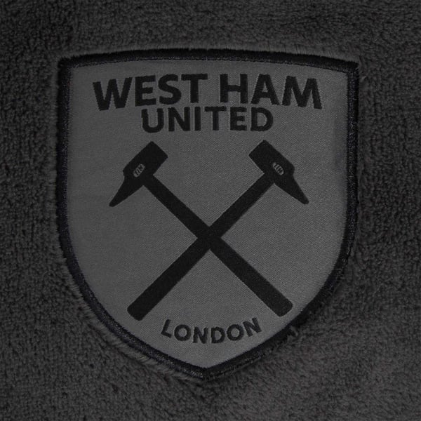 West Ham United FC Mens Crest Fleece Dressing Gown