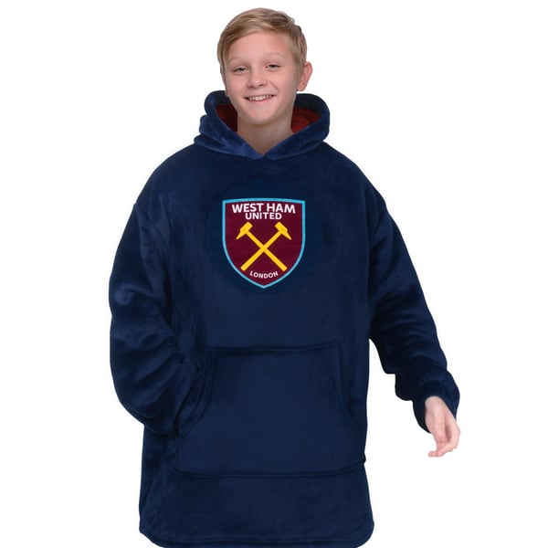 West Ham United FC Oversized Filttröja för Barn/Ungdomar