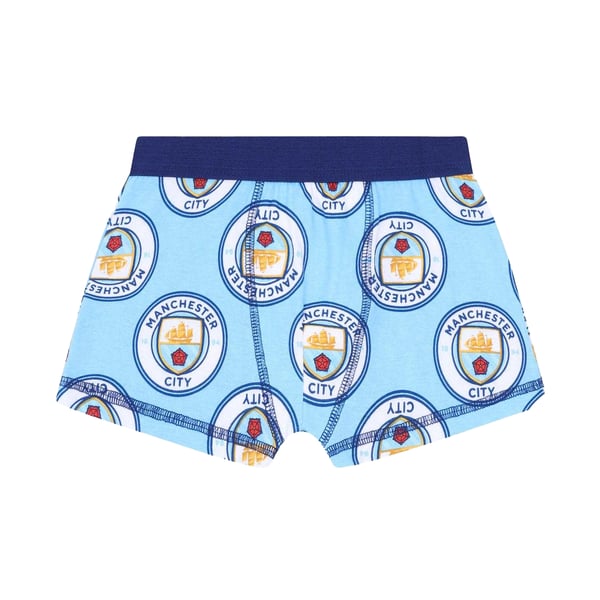 Manchester City FC Boys Crest Top & Shorts Set