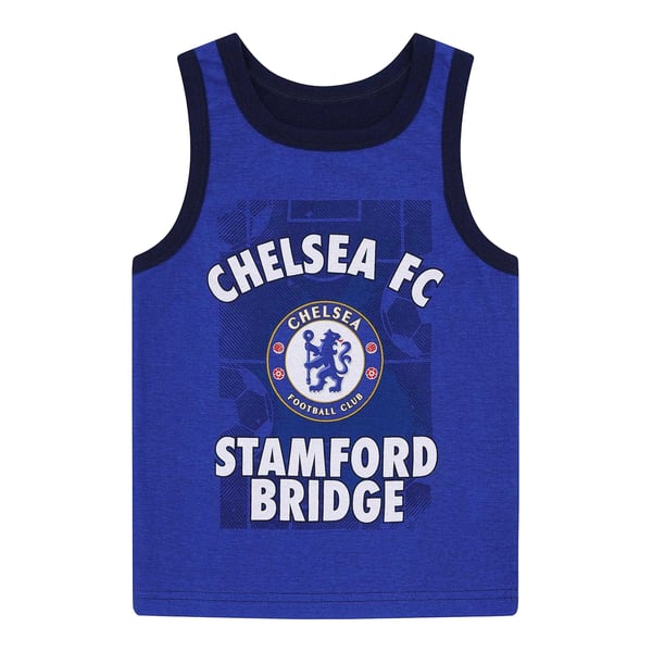 Chelsea FC Boys Crest Top & Shorts Set