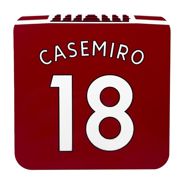 Fan Originals Rashford Casemiro Martinez Football Coasters (Pack of 3)