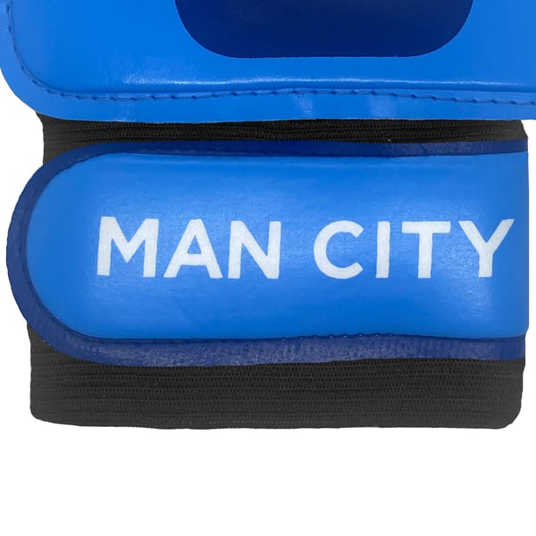 Manchester City FC Childrens/Kids Touch Fastening Goalkeeper Gloves