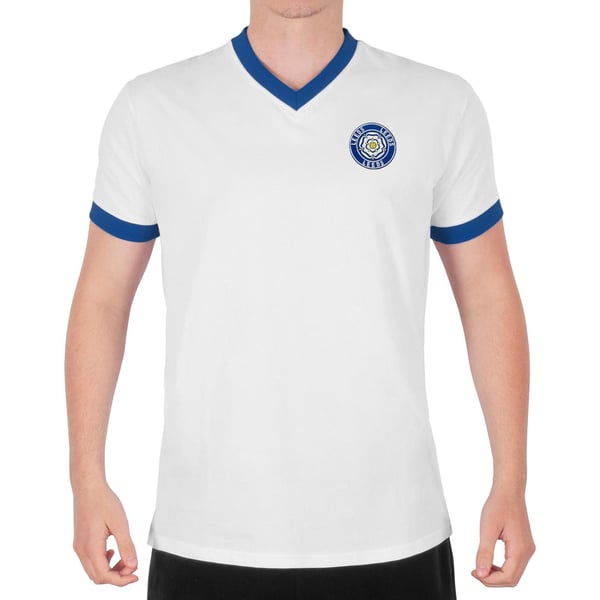 Fan Originals Mens Leeds Retro V Neck T-Shirt