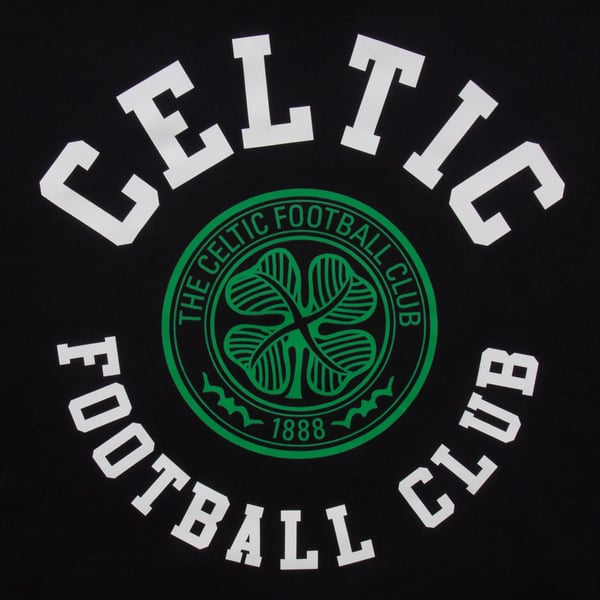 Celtic FC Mens Crest Fleece Hoodie