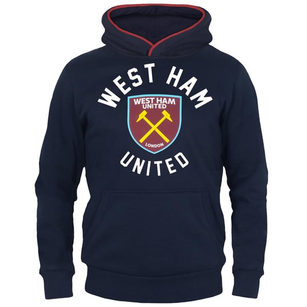West Ham United FC Pojkar Crest Fleece Hoodie