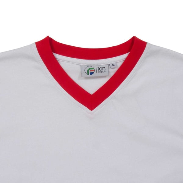 Fan Originals Mens United Wembley 1957 Crest V Neck T-Shirt