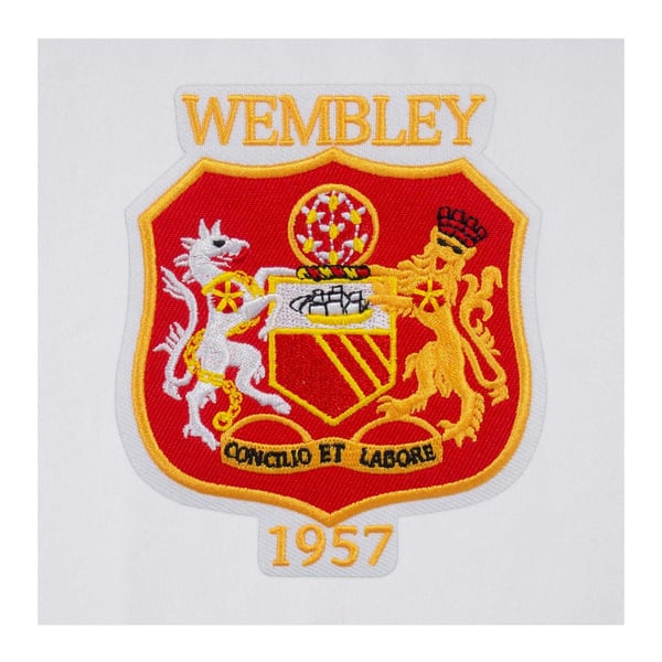 Fan Originals Mens United Wembley 1957 Crest V Neck T-Shirt