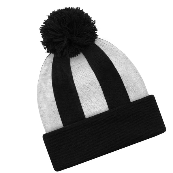 Fan Originals Newcastle Striped Bobble Beanie