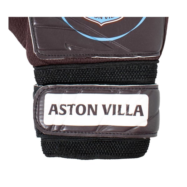 Aston Villa FC Boys Crest Goalkeeper Gloves
