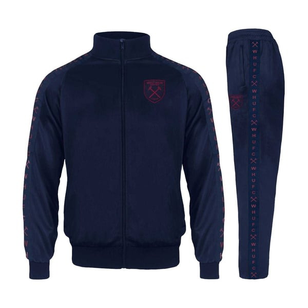 West Ham United FC Mens Taped Tracksuit