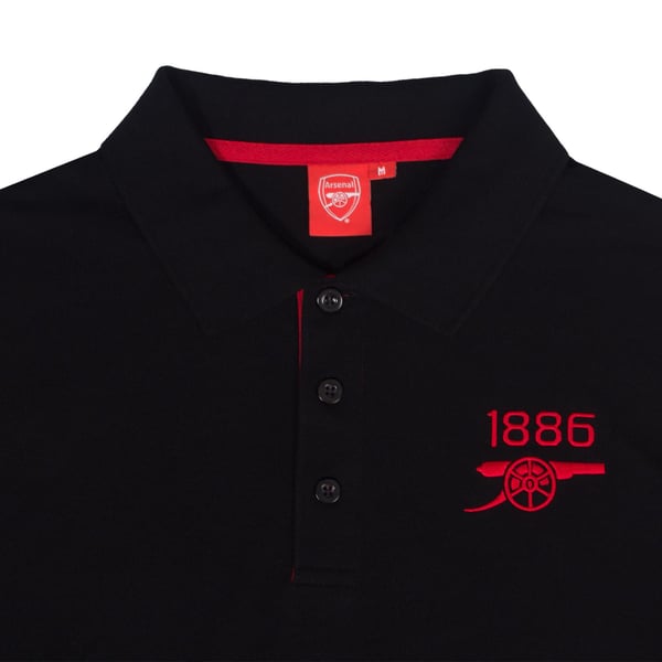Arsenal FC Mens Contrast Polo Shirt