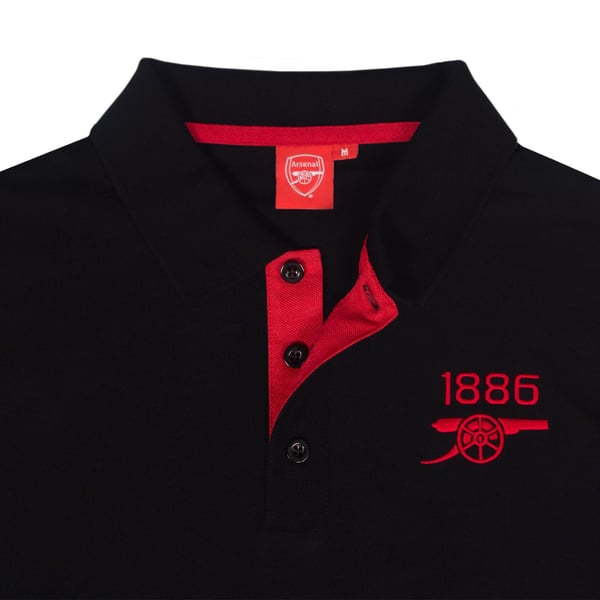 Arsenal FC Mens Contrast Polo Shirt