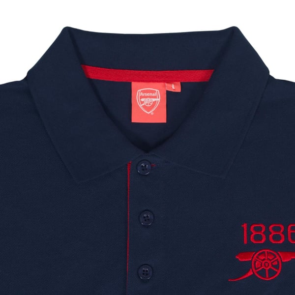 Arsenal FC Mens Contrast Polo Shirt