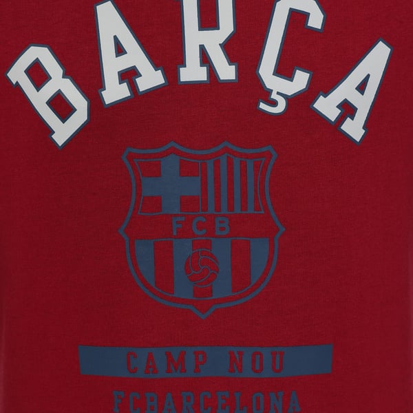 FC Barcelona Boys Crest Long-Sleeved T-Shirt