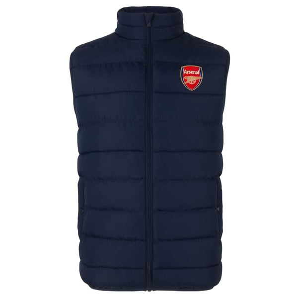 Arsenal FC Mens Quilted Padded Gilet