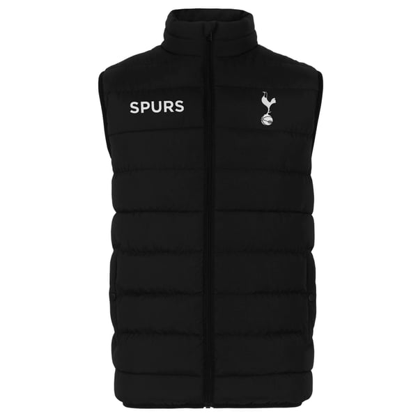 Tottenham Hotspur FC Mens Quilted Padded Gilet