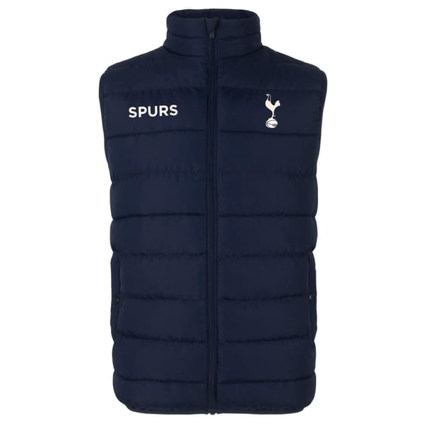 Tottenham Hotspur FC Mens Quilted Padded Gilet