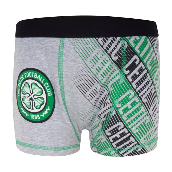Celtic FC Boys Crest Boxer Shorts (Pack of 3)
