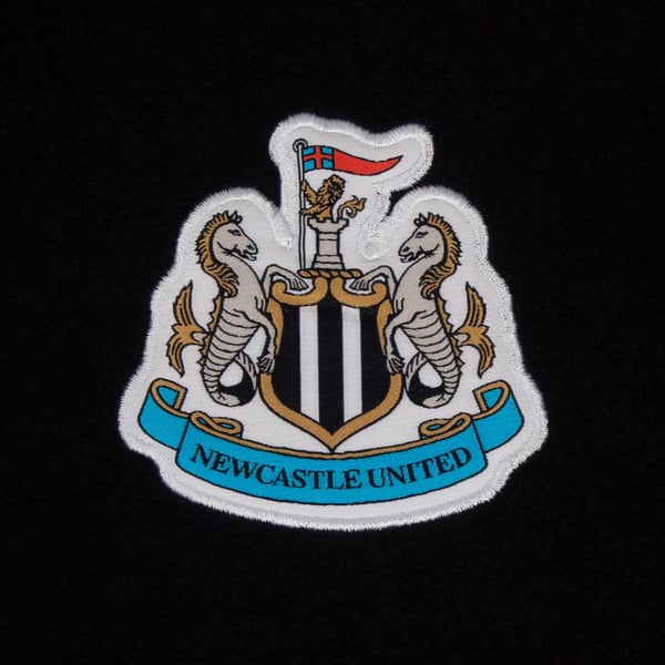 Newcastle United FC Mens Crest Fleece Jacket